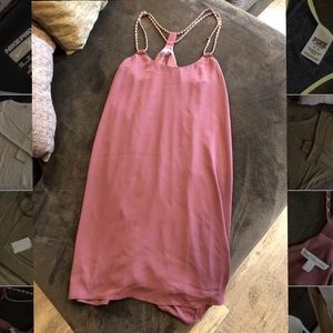 CHARLOTTE RUSSE wine colored cocktail dress